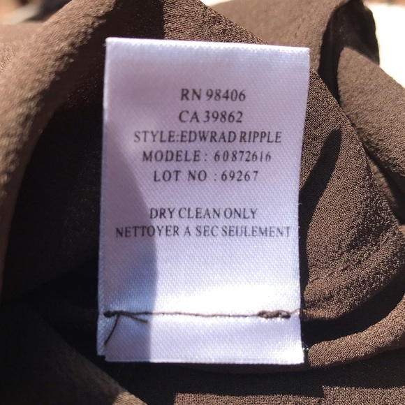 Theory Silk Beaded Sleeveless Chiffon Dress - Picture 8 of 8